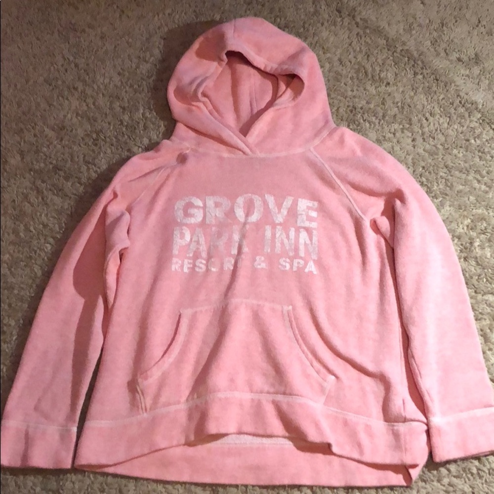 Pink hoodie